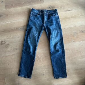 American Eagle Slim Straight Classic Blue Denim Jeans 29x30